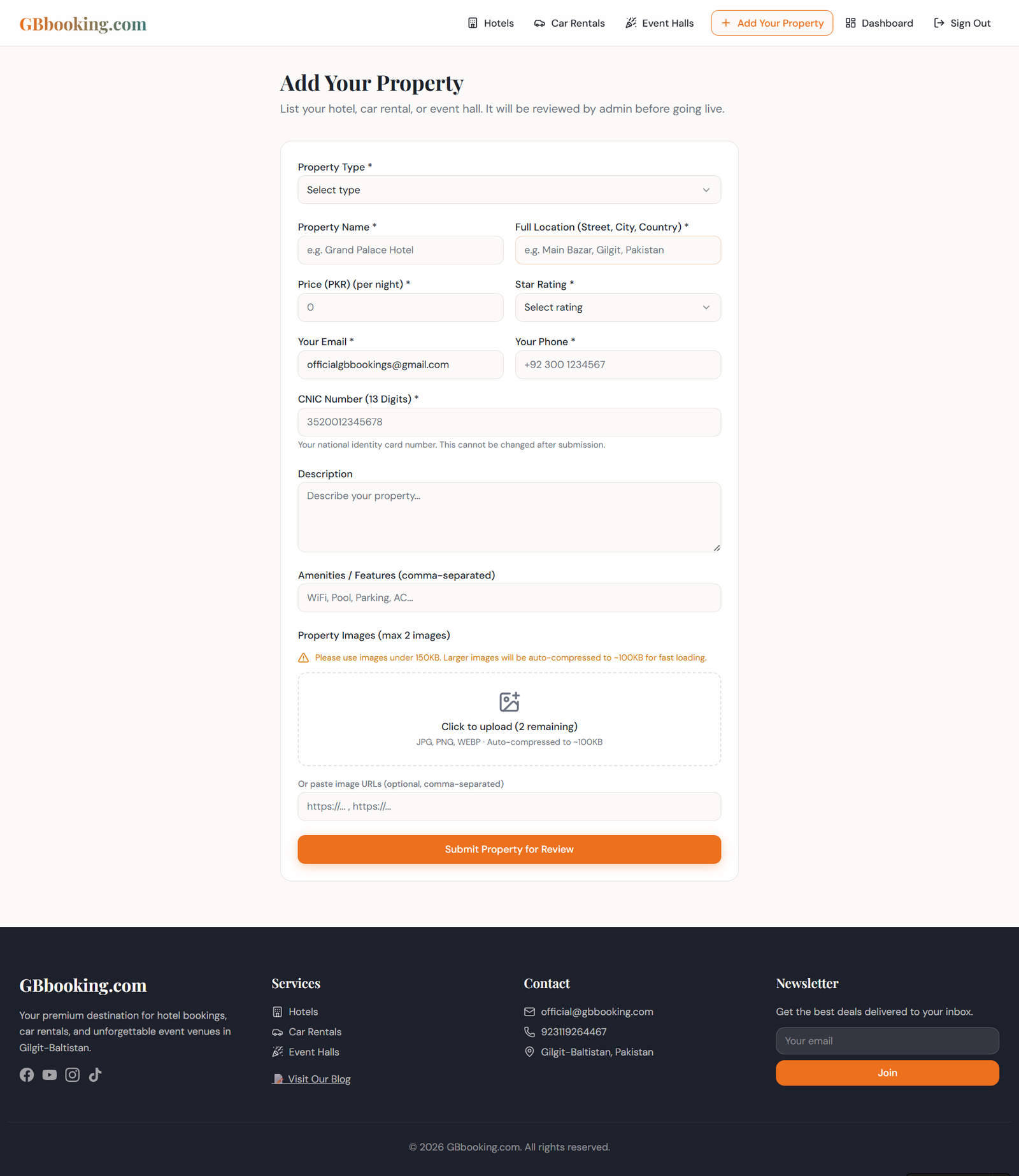 booking services in gilgit baltistan
